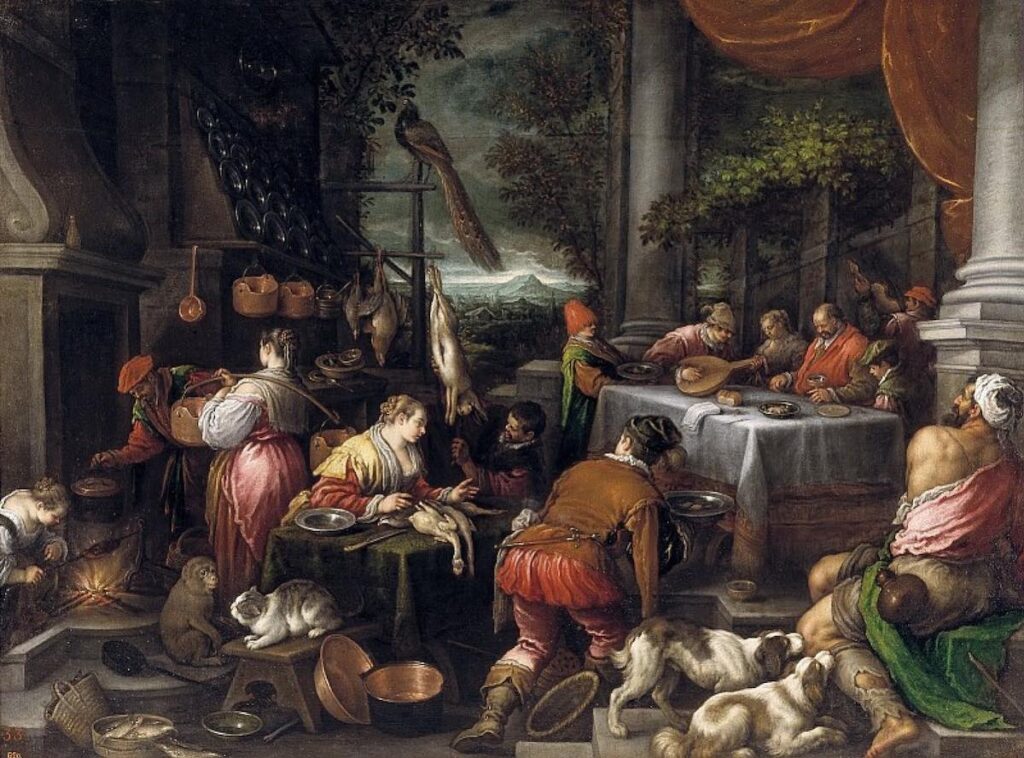 The_rich_man_and_Lazarus_-_Leandro_Bassano_16th_century