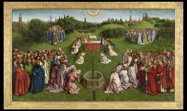 The Ghent Altarpiece: The Adoration of The Mystic Lamb